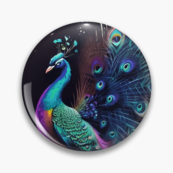 Item preview, Colorful peacock designed and sold by ArtfullMinds.