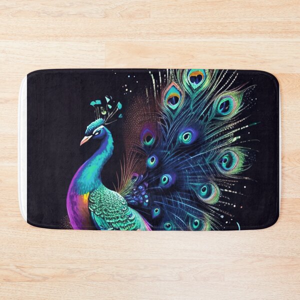 Item preview, Colorful peacock designed and sold by ArtfullMinds.