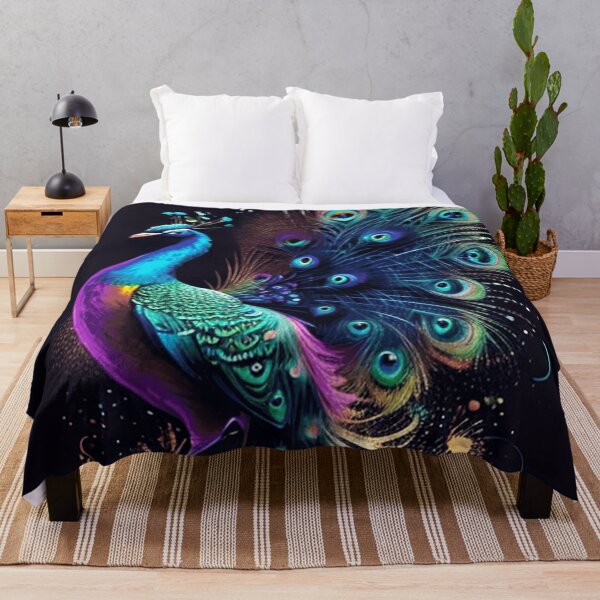 Item preview, Colorful peacock designed and sold by ArtfullMinds.