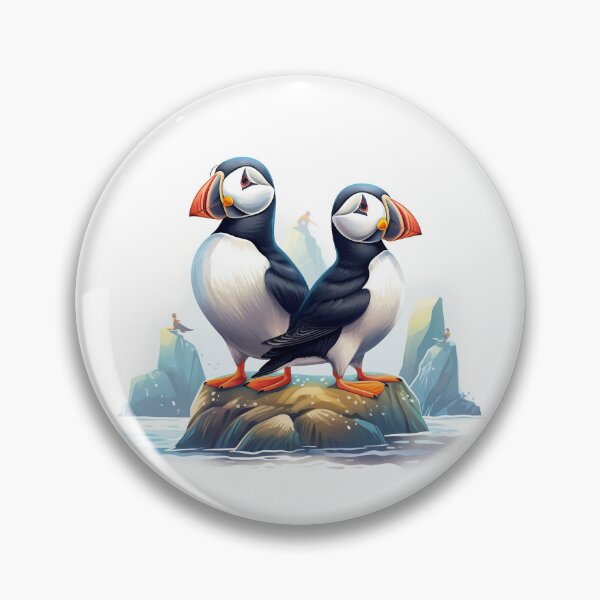 Item preview, Puffins of Iceland designed and sold by JUNIPERMOSS.
