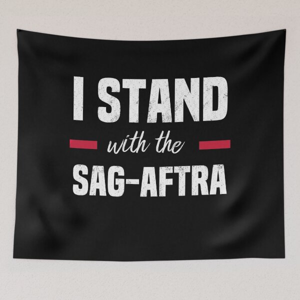 Item preview, I stand with the SAG-AFTRA , writers on strike designed and sold by mwebba2005.