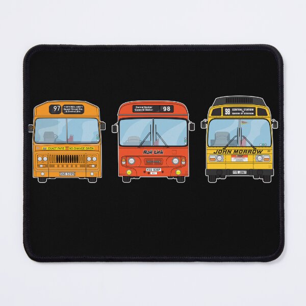 Item preview, Glasgow Queen St to Central Station Rail link Buses GGPTE, Strathclyde Buses, John Morrow retro Illustration designed and sold by BFXIII.