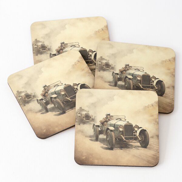 Item preview, A Vintage Car Race designed and sold by GoodOldVintage.