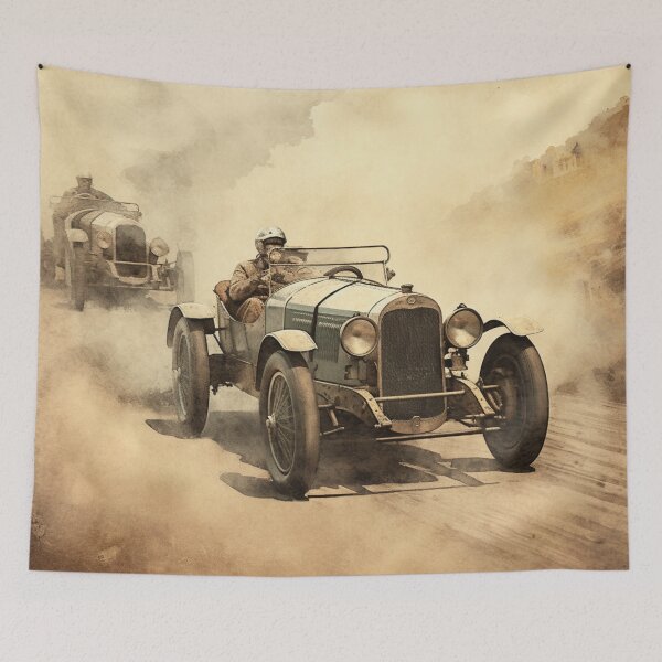 Item preview, A Vintage Car Race designed and sold by GoodOldVintage.