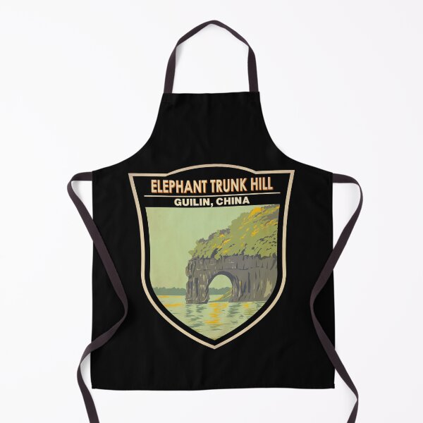 Item preview, Elephant Trunk Hill China Badge designed and sold by KrisSidDesigns.