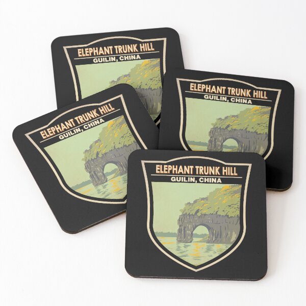 Item preview, Elephant Trunk Hill China Badge designed and sold by KrisSidDesigns.