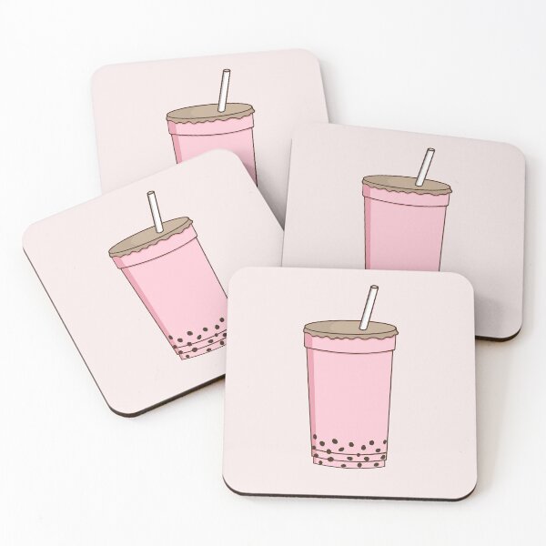 Item preview, Strawberry Bubble Tea designed and sold by peachesandfizz.