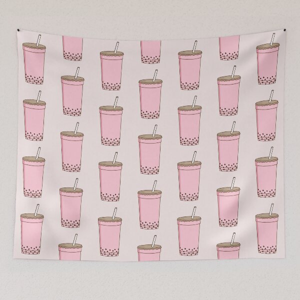 Item preview, Strawberry Bubble Tea designed and sold by peachesandfizz.
