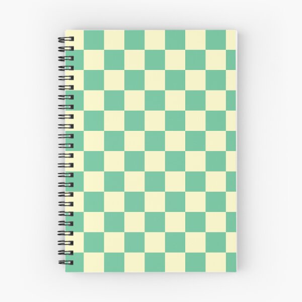 Aperçu de l'œuvre Damier rétro, vert et jaune créée et vendue par BlossomNote.