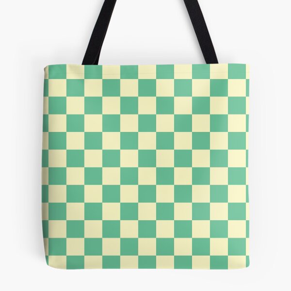 Item preview, Retro Checkerboard Pattern, Green and yellow designed and sold by BlossomNote.