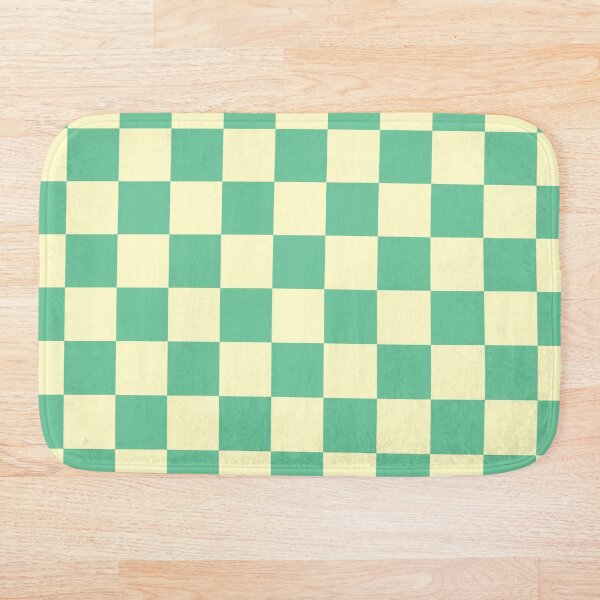 Item preview, Retro Checkerboard Pattern, Green and yellow designed and sold by BlossomNote.
