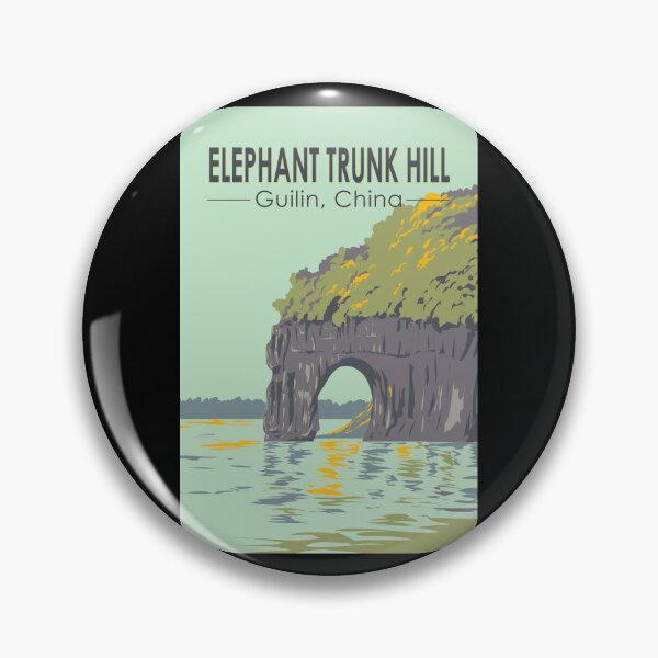 Item preview, Elephant Trunk Hill China Travel Art Vintage designed and sold by KrisSidDesigns.