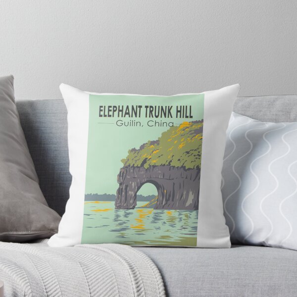 Item preview, Elephant Trunk Hill China Travel Art Vintage designed and sold by KrisSidDesigns.