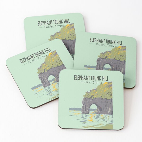 Item preview, Elephant Trunk Hill China Travel Art Vintage designed and sold by KrisSidDesigns.