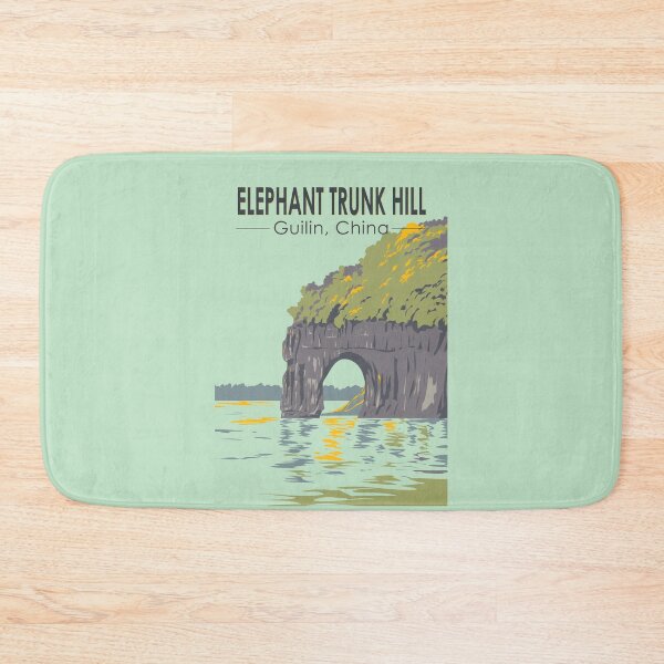Item preview, Elephant Trunk Hill China Travel Art Vintage designed and sold by KrisSidDesigns.