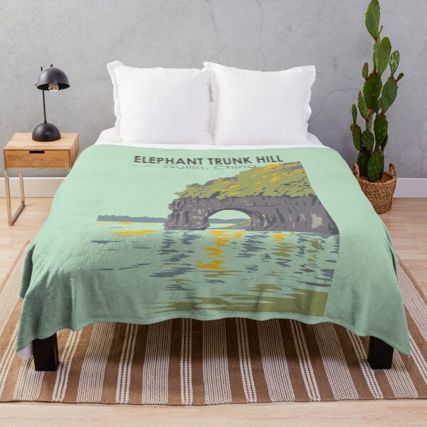 Item preview, Elephant Trunk Hill China Travel Art Vintage designed and sold by KrisSidDesigns.
