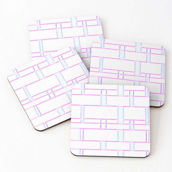 Item preview, Rectangle Pattern White 4 designed and sold by DrowningBeauty.