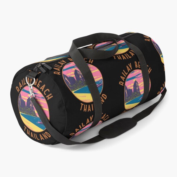 Item preview, Railay Beach Thailand Retro Distressed Circle designed and sold by KrisSidDesigns.