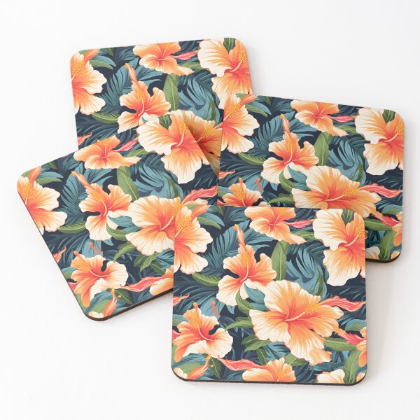 Item preview, Hibiscus Flowers Pattern 10 designed and sold by DigitalPatternx.