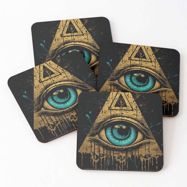 Item preview, Illuminati Pyramid Splash Art designed and sold by SchellStation.