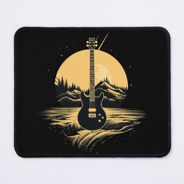 Item preview, Harmony of Music, guitar, landscape designed and sold by PrintDesignLab.