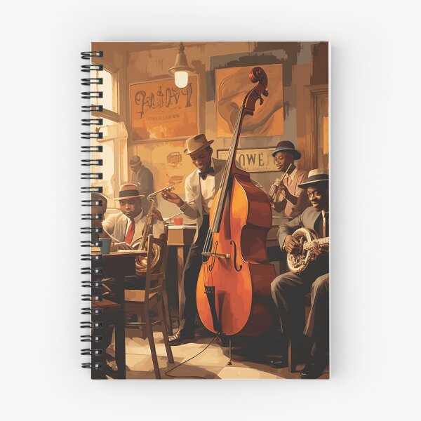 Aperçu de l'œuvre Un groupe de jazz des années 1960 créée et vendue par GoodOldVintage.