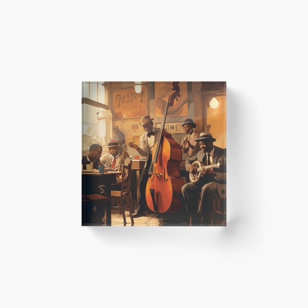 Artikelvorschau, Eine Jazzband aus den 1960er Jahren entworfen und verkauft von GoodOldVintage.
