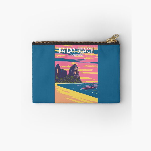 Item preview, Railay Beach Thailand Travel Art Vintage designed and sold by KrisSidDesigns.