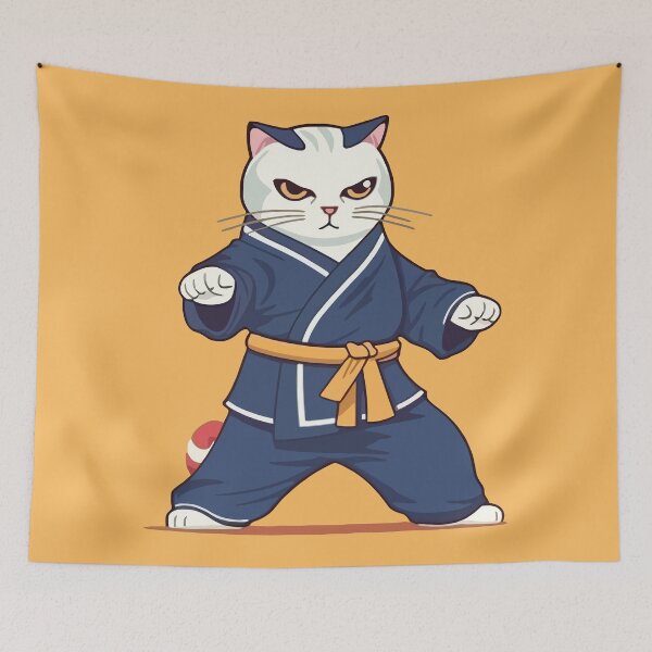 Item preview, Kung fu Cat designed and sold by Amir Faysal.