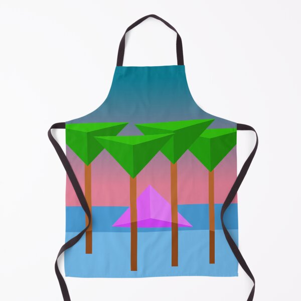Item preview, Abstract Illustration - Surreal Vaporwave Beach designed and sold by MusicArtAndGrind.
