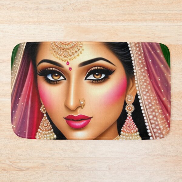 Item preview, Desi bride 3d textured art  designed and sold by Roxburylane.