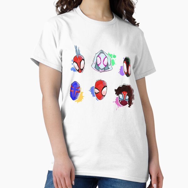 Vista previa del artículo con la obra «Spider-verse Spider-personas», diseñado y vendido por Phinnium.