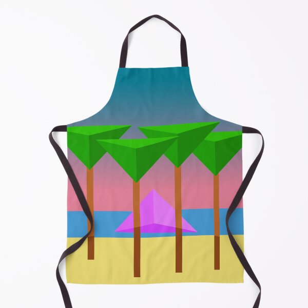 Item preview, Abstract Geometric Illustration - Vaporwave Beach designed and sold by MusicArtAndGrind.