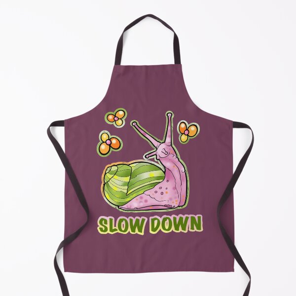 Item preview, Slow down, cute snail and flowers design designed and sold by weilertsen.