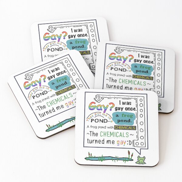 Item preview, Gay? I was gay once... frog designed and sold by 3separateteas.