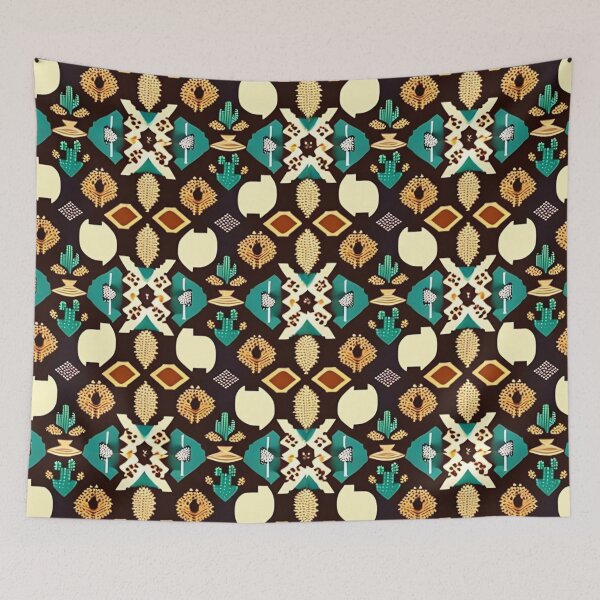 Item preview, Vibrant Abstract Desert Cactus Tumbleweed Design designed and sold by steph5477.