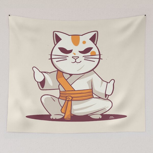 Item preview, Kung fu Cat designed and sold by Amir Faysal.