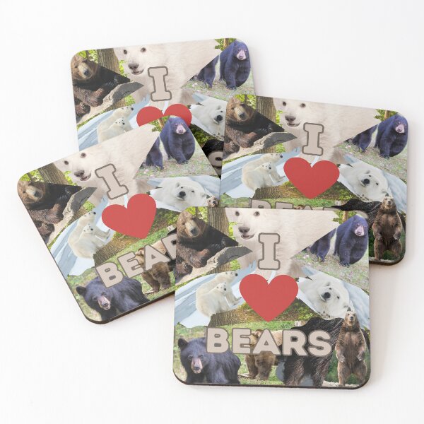 Item preview, I Love Bears Collage  designed and sold by Scotti Cohn.