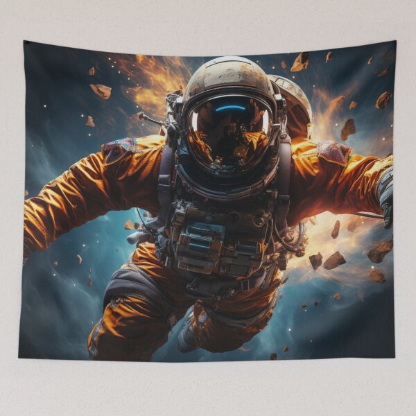 Item preview, space man afloat designed and sold by Desiyuchi.