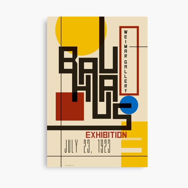 Item preview, Bauhaus Poster I designed and sold by Martin Geller.