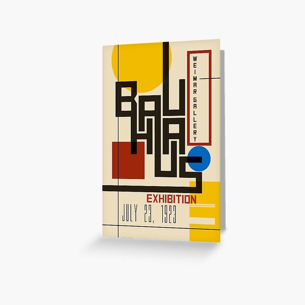 Item preview, Bauhaus Poster I designed and sold by Martin Geller.