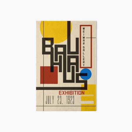 Bauhaus Poster I Art Board Print