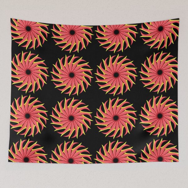 Item preview, red mandala designed and sold by Meo Design.
