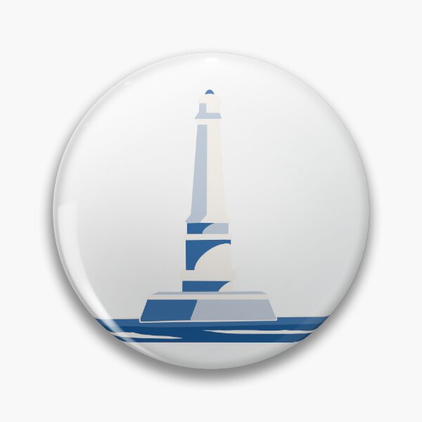 Item preview, a blue lighthouse designed and sold by maryserene.