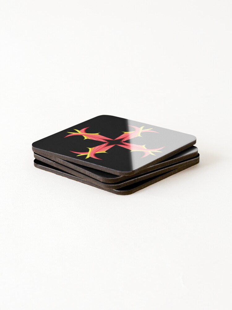 Thumbnail 4 of 5, Coasters (Set of 4), Red Cross designed and sold by RomeoAzahar.