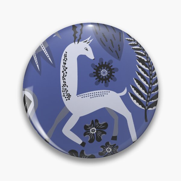 Item preview, Ibis and deer pattern blue edition designed and sold by Flyingwall.