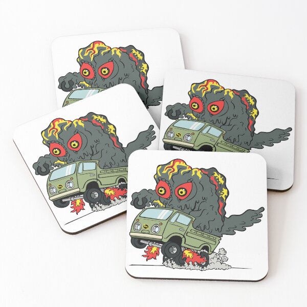 Aperçu de l'œuvre Ridin' Dirty 2.0 - Kaiju x Kustom Kulture créée et vendue par LaloSoda.