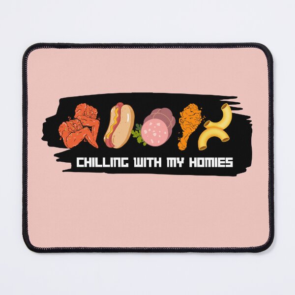 Item preview, Chilling with my homies -- Chicken Wing Sticker designed and sold by parshalltoyou.