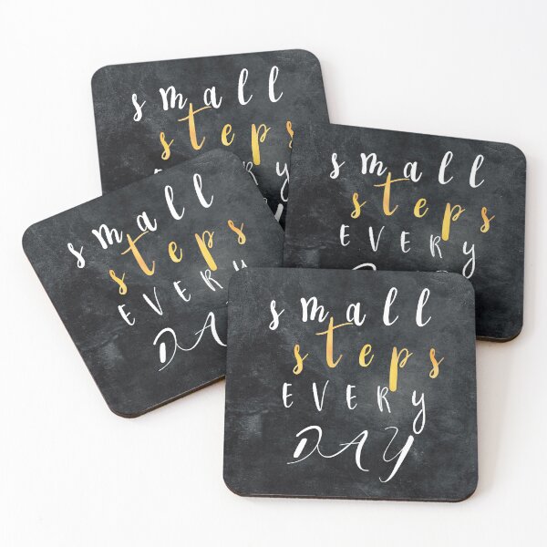 Item preview, Small Steps Every Day #motivation #quotes designed and sold by JBJart.