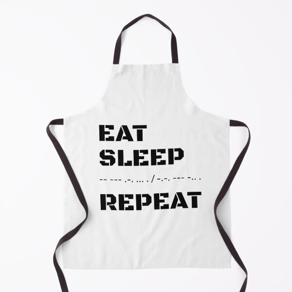 Item preview, Eat Sleep Morse Code Repeat designed and sold by AnnSign.